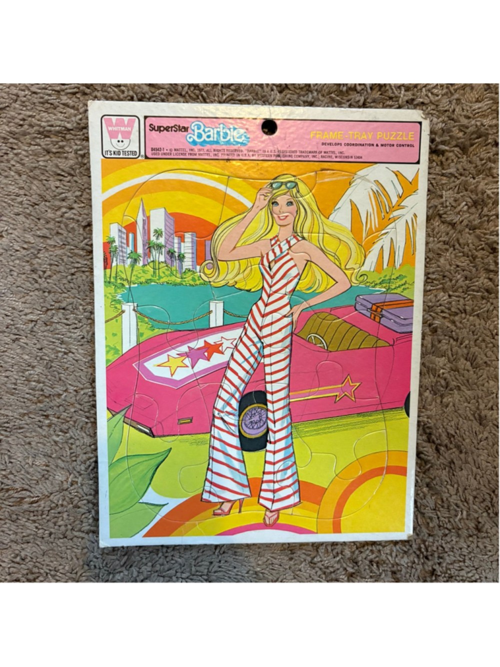 Vintage 1977 Barbie puzzle